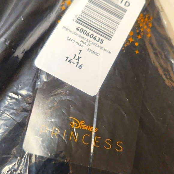 ❤️NWT VINTAGE TORRID LEGGING - DISNEY LITTLE MERMAID - ARIEL FLOCKED - PLUS SIZE - Picture 12 of 16